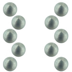 Zinc Physics Balls 1"H 25mm Solid Metal Spheres No Hole Scientific Lab Experiment Equipment Set of 10 By GSC International Inc.