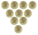 Wooden Physics Balls 25mm Solid Pack for Classroom Experiments