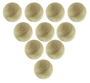 Wooden Physics Balls 25mm Solid Pack for Classroom Experiments