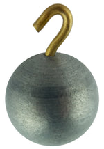 Zinc Physics Balls 1"H 25mm Solid Metal Spheres with Hook Scientific Lab Pendulum Experiment Equipment Set of 10 By GSC International Inc.