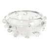 Uttermost 18181 Aura Thick Clear Glass Bowl with Organic Spheres and Modern Artistic Detail
