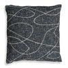 Onyx outdoor throw pillow