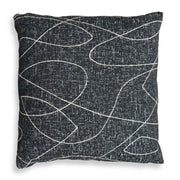 Onyx outdoor throw pillow