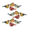 Melrose Realistic Painted Tabletop Bird Figurine (Set of 12)