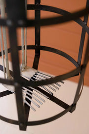metal Halloween skeleton,