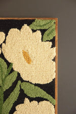 white flower wall decor