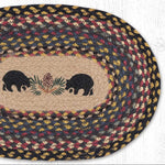 Black Bears Rustic Jute Placemat – 13