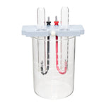 Brownlee Classic Electrolysis Apparatus – 8" H Glass, Metal & Plastic Electrolysis Kit with Platinum Electrodes by GSC International Inc.