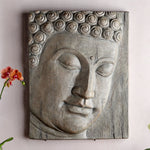 Buddha Head Wall Hanging – Zen Inspired Resin Decor 25.5"H by SPI