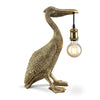 Resin Pelican Art Lamp – Coastal Desk Decor 18"H – SPI