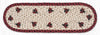 Earth Rugs Ladybug Rustic Cottage Oval Jute Stair Tread 27x8.25 Inch