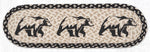 Earth Rugs Wildlife Graphic Bear Oval Stair Tread 27"x8.25" – Rustic Home Accent