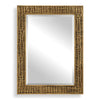 Antiqued Gold Decorative Wall Mirror