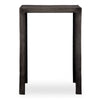 Uttermost In The Groove Aluminum Accent Table with modern silver finish
