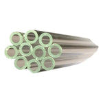 Flint Glass Tubing 24"H Soda Lime 6mm Diameter Laboratory Tubes Case of 10 Pounds By GSC International Inc.