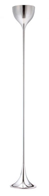 Sleek ZUO Modern Floor Lamp – Polished Steel Accent Lighting
