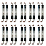 Straight Platinum Electrolysis Electrodes 4.18" H Platinum Rubber Lab Electrodes Pack of 10 Pairs By GSC International Inc.