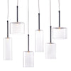 Modern Glass Cylinder Ceiling Lamp for Dining or Entryway – Zuo