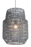 Woven Polyester Pendant Ceiling Lamp for Modern Interiors – Zuo