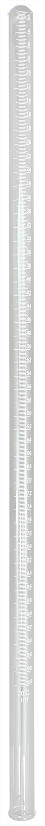 Eudiometer Tube 23.5" L Borosilicate Glass 100ml Graduated Gas Collection Tube with Platinum Wires By GSC International Inc.