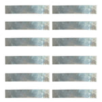 Flat Zinc Electrode 4" L Zinc Rectangular Conductive Electrodes Pack of 12 for Electrolysis STEM Experiments By GSC International Inc.