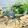 SPI Home Aluminum Crab Sculpture – Coastal Garden Accent