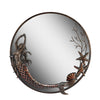 SPI Home Mermaid Round Mirror Wall Decor with Nautical Coastal Theme
