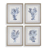 Shibori coral artwork set