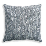 Indigo Basketweave Indoor Outdoor Accent Pillow 20" T Zenith  Indigo by Uttermost