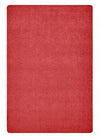 Carpets for Kids KIDply Soft Solids Collection Classroom Rug, Red Velvet, Rectangle