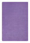 Carpets for Kids KIDply Soft Solids Collection Classroom Rug, Lilac, Rectangle