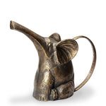 SPI Home Elephant Watering Can – Handcrafted Aluminum Garden Accent, 13.5" Tall Animal-Shaped Decorative Water Pitcher