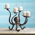 Octopus Pillar Candelabra Candle Stand