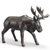 Rustic Moose Figurine - Forest-Themed Wildlife Sculpture for Tabletop Decor
