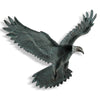SPI Home Flying Eagle Wall Plaque - 24.5" Metal Wildlife Wall Art, Majestic Bird Sculpture for Rustic or Patriotic Decor