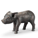 Decorative Figure – Aluminum Proper Pig Style 8" Decorative Accent for Living Room by SPI