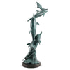 Frolicking Dolphin Family Sculpture – Ocean-Inspired Décor by SPI Home