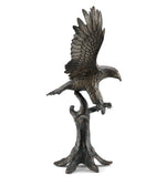 Perching Eagle Garden Sculpture – 23.5"H Metal Outdoor Accent by SPI Home