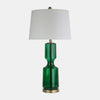 Sagebrook Home 51242 Glass 30" Table Lamp, Green