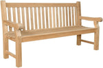Anderson Teak BH-706S Devonshire 4-Seater Extra Thick Bench
