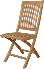 Anderson Teak CHF-104 Tropico Folding Chair, Set of 2