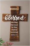 Manual Woodworkers Blessed Are They That Mourn Wooden Wall Cross