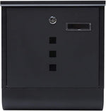 Fine Art Lighting MD01 Outdoor Secure Wall Mounted Locking Steel Mailbox
