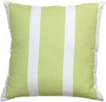 Manual Woodworkers Green Stripe Climaweave Decorative Pillow 18 Inch