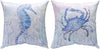 Marine Life Outdoor Pillow – Seahorse and Starfish Design