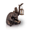 Bookish Bear Garden Lantern – SPI Home Outdoor Candleholder Sculpture