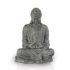 Outdoor Zen Garden Buddha Sculpture – 21-Inch Cast Aluminum Decor by SPI Home