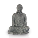 SPI Home Large Garden Buddha Statue – Cast Aluminum Outdoor Decor with Serene Finish, 21-Inch Height