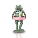 SPI Home Beach Buddy Frog Sculpture – 19.5-Inch Cast Aluminum Garden Decor with Coastal Theme and Relaxed Pose