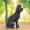 Whimsical Cat and Dog Garden Statue – Bronze Outdoor Rivalry Sculpture